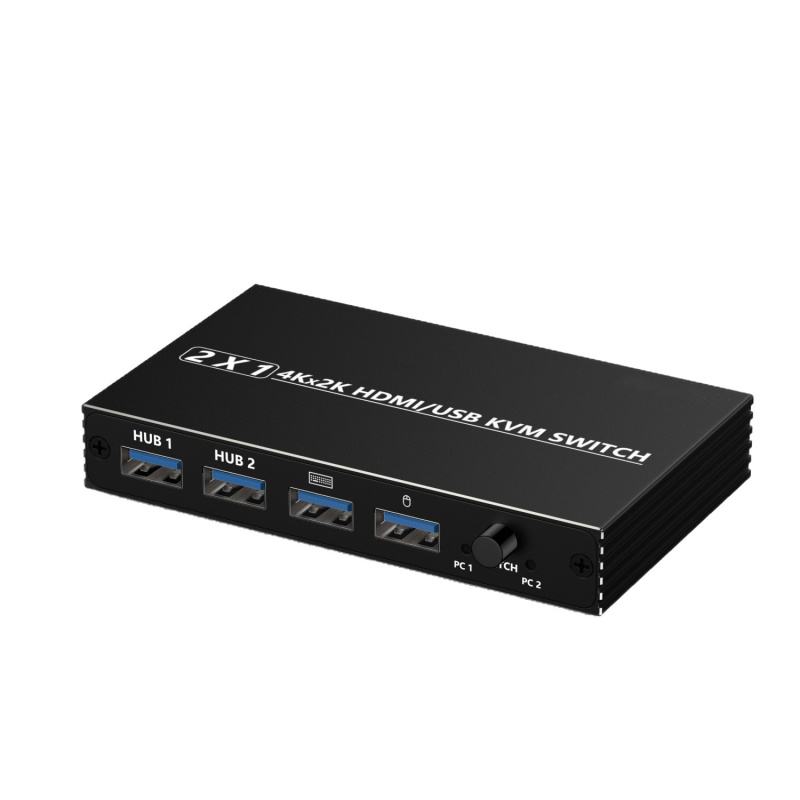 Kvm Switch Dual Monitor - HDMI KVM Switcher 2 Port 2