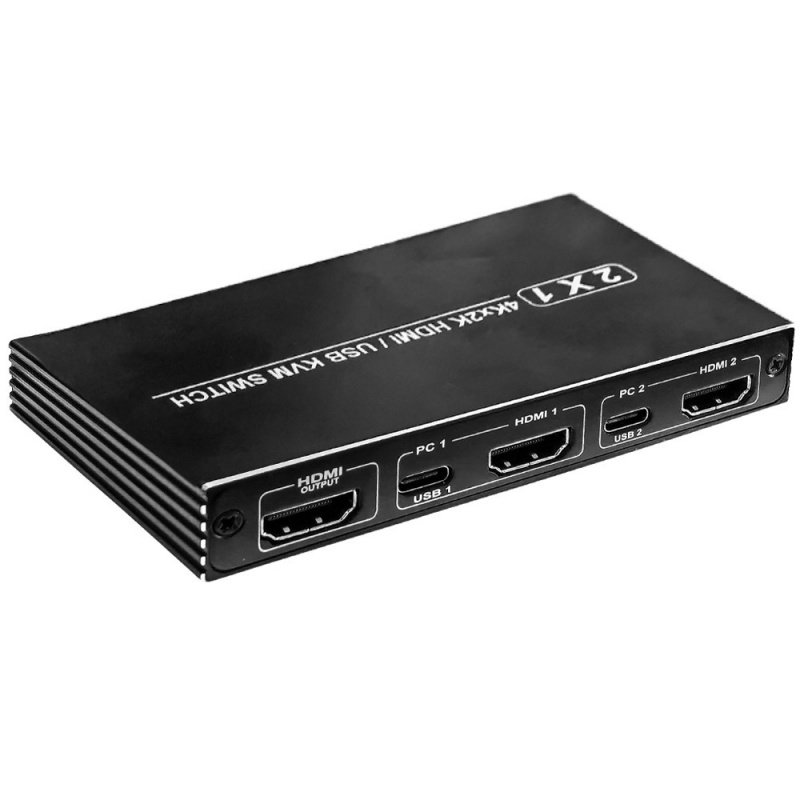 HDMI KVM Switcher 2 Port 2 in  - огляд і ціна Kvm Switch Dual Monitor