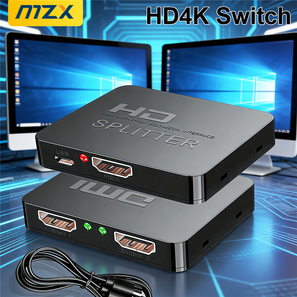 1-in-2-Out 4K Switch Video HDM - огляд і ціна Kvm Switch Dual Monitor