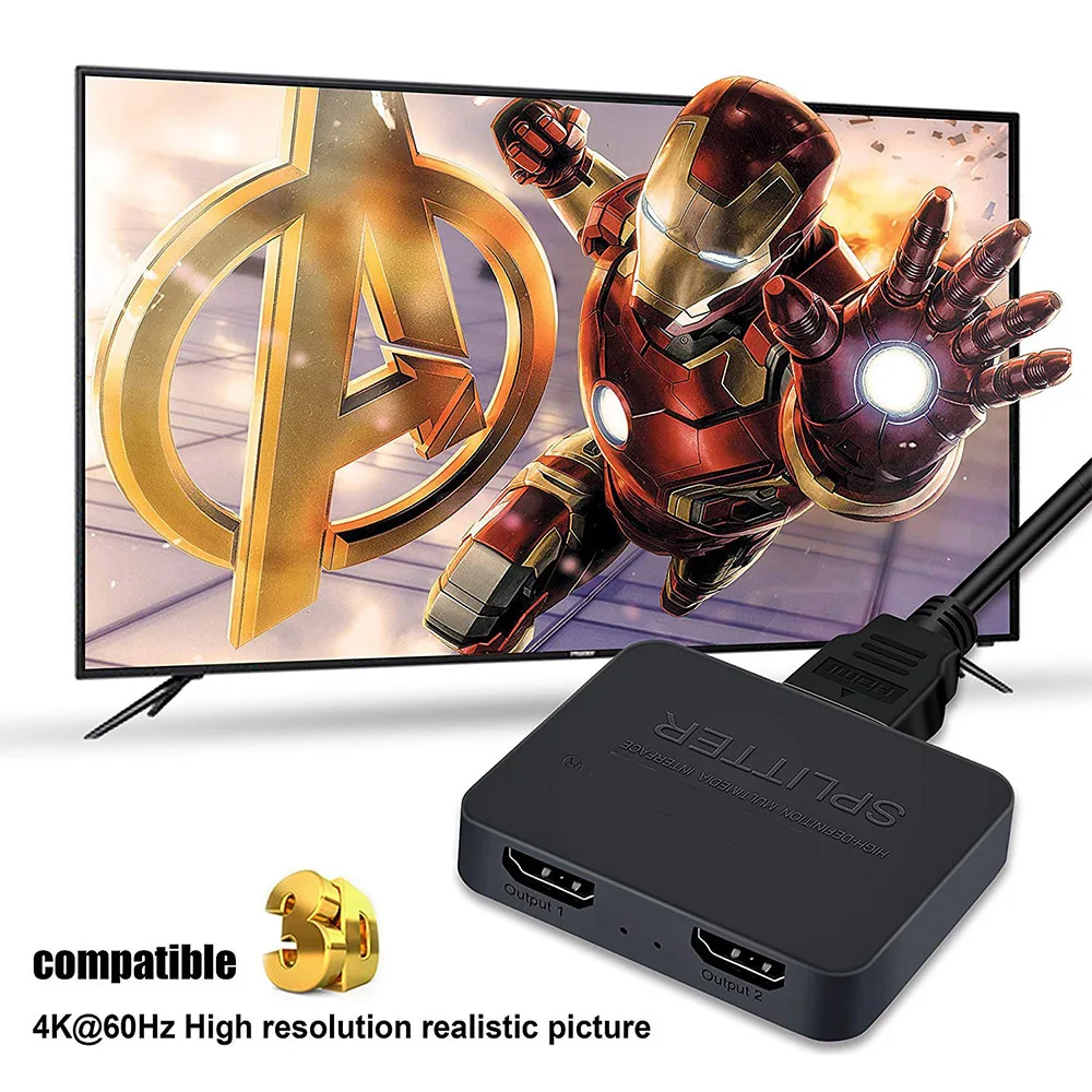 1-in-2-Out 4K Switch Video HDM - огляд і ціна Kvm Switch Dual Monitor