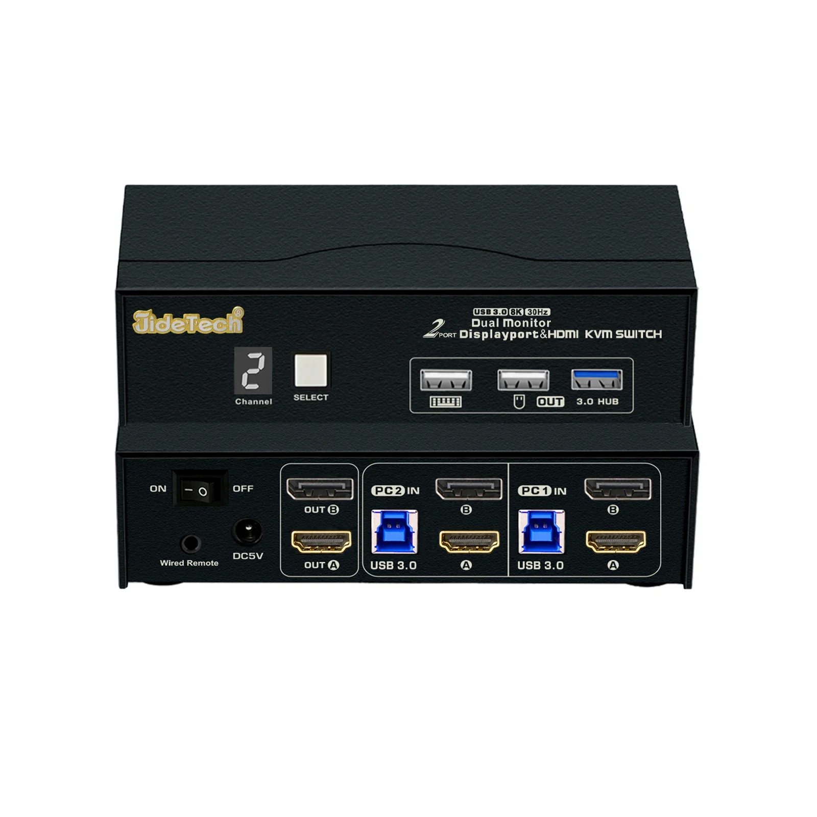 In stock JideTech 2 Computers  - огляд і ціна Kvm Switch Dual Monitor