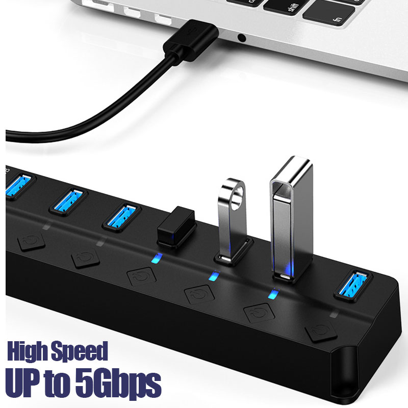 USB Hub USB 3.0 Power Adapter  - огляд і ціна Multi Port Usb Hub