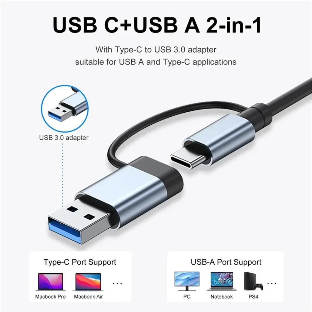 Type C Hub USB Splitter 8 In 1 - огляд і ціна Multi Port Usb Hub