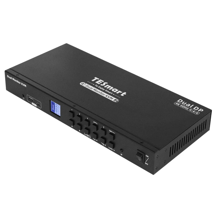 4 Port Dual Monitor KVM Switch - огляд і ціна Kvm Switch Dual Monitor
