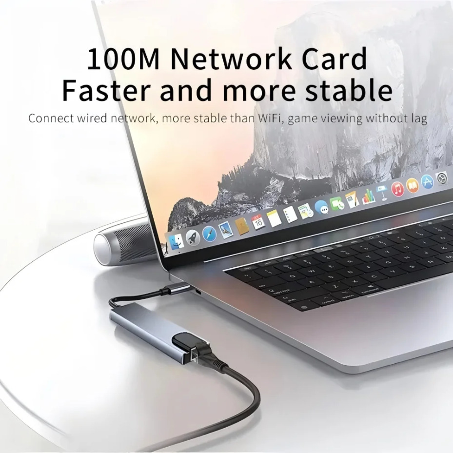 8IN1/2 Type-C Docking Station  - огляд і ціна Multi Port Usb Hub