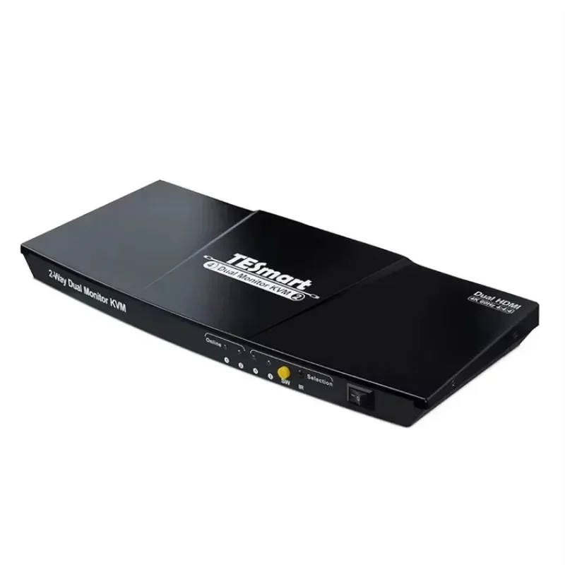In stock TESmart HDMI KVM Vide - огляд і ціна Kvm Switch Dual Monitor